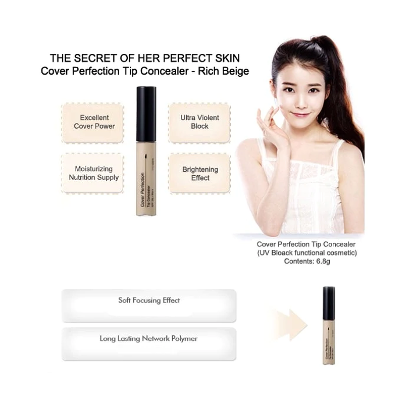 Cover Perfection Tip Concealer (The Saem) - Correctores faciales distintos tonos 1