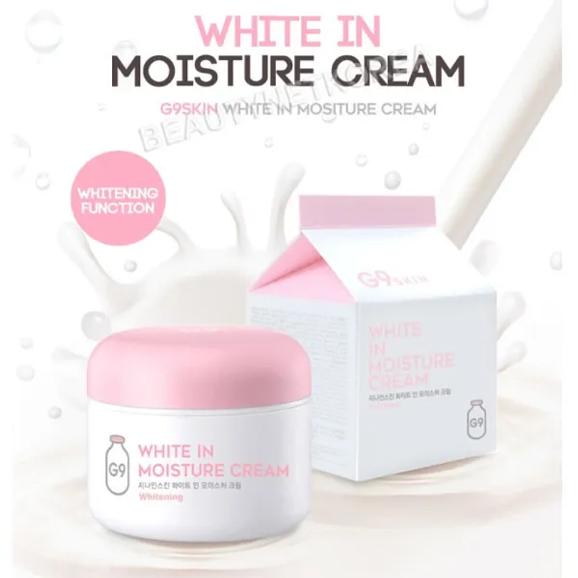 White in Moisture Cream (G9 Skin)  - 100ml Crema Aclarante e hidratante 2