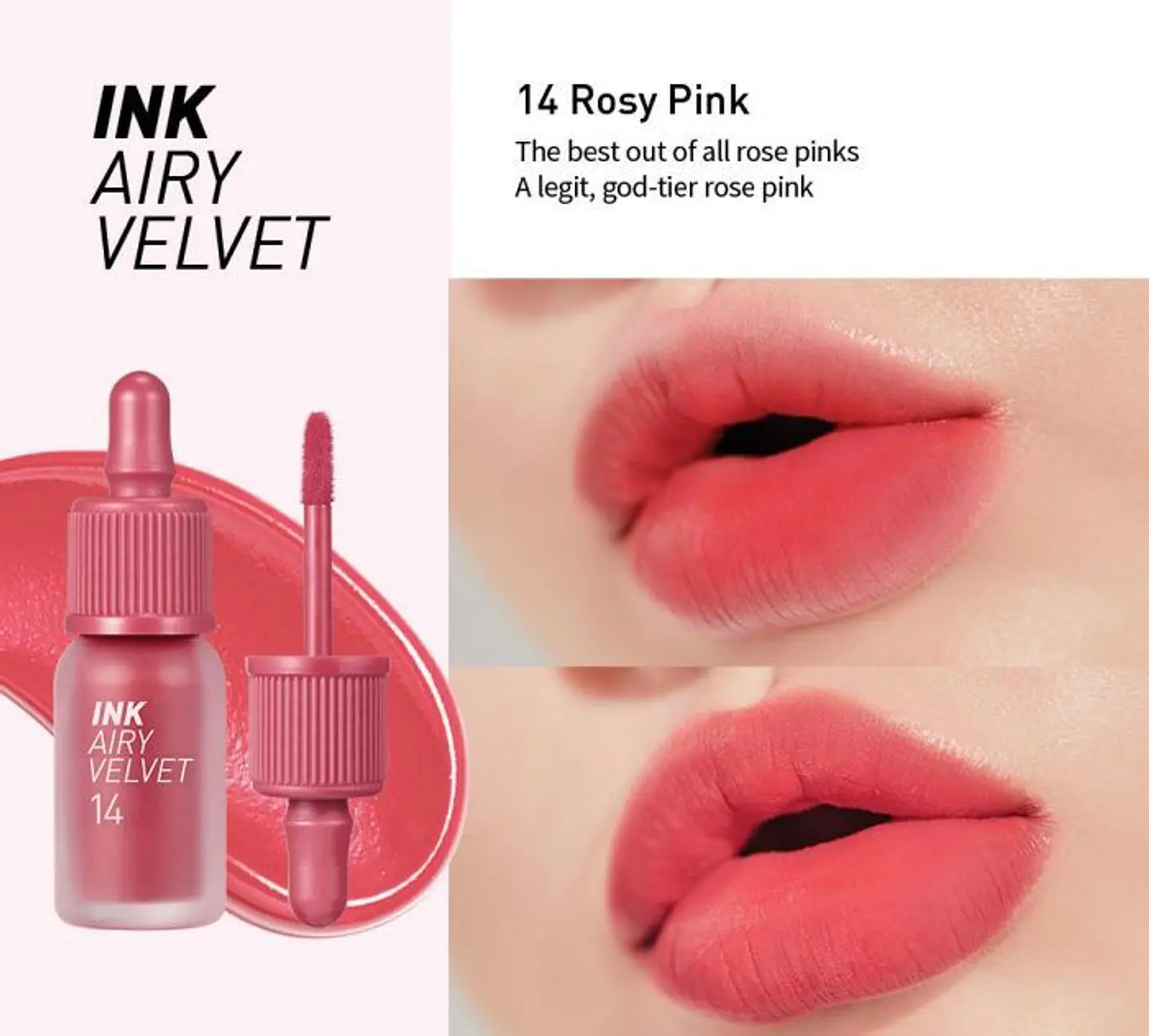 Tintes para labios Ink Velvet - Normal, Airy, Nude (Peripera) -8ml 17