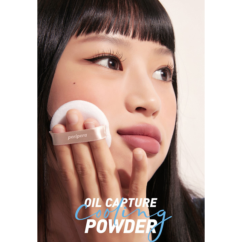 Oil Capture Cooling Powder (Peripera) - Polvo traslúcido matificante antigrasitud 4