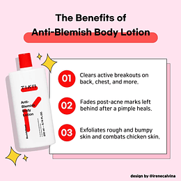 Blemish Body Lotion (TIAM) -200ml Crema corporal anti acné y grasitud