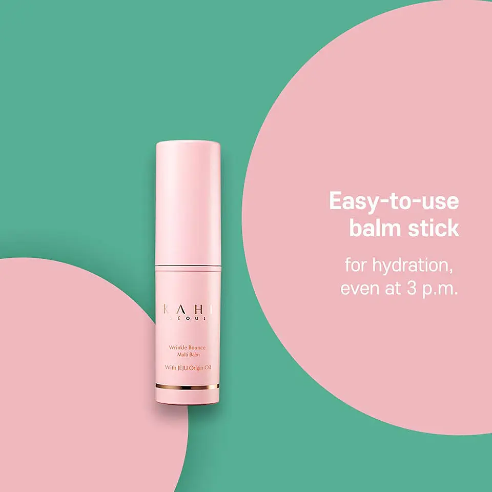 Wrinkle Bounce Multi Balm (KAHI Seoul) - 9gr Barra antienvejecimiento multifuncional 9