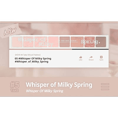 All Take Mood Palette 05 Whisper of Milky Spring (Peripera) Paleta de sombras