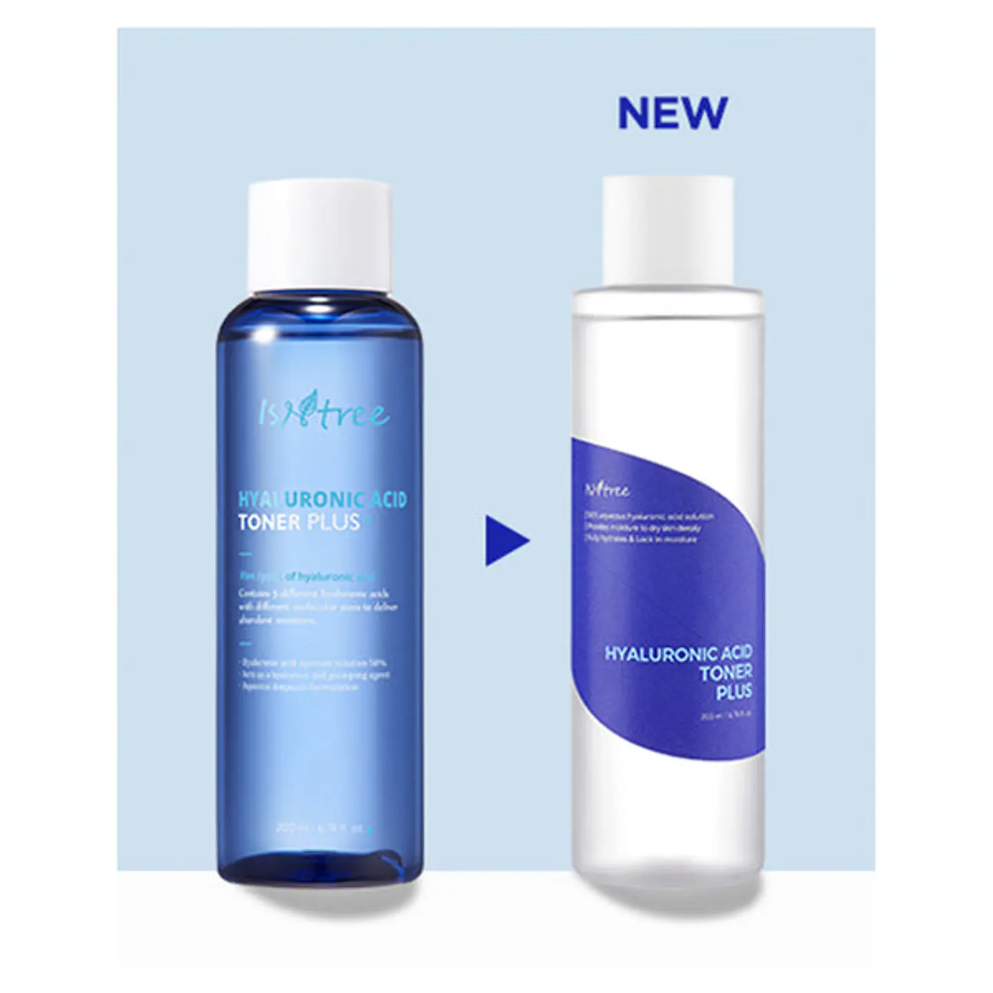 Hyaluronic Acid Toner Plus (Isntree) -  200ml Tónico hidratante anti edad ácido hialurónico 2
