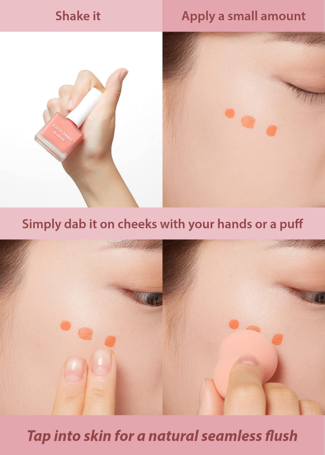 Juicy Pang Blusher (A'PIEU) - Rubor líquido 2 tonos 5