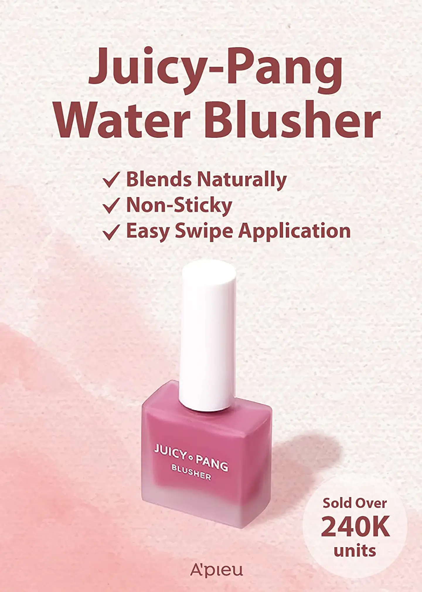 Juicy Pang Blusher (A'PIEU) - Rubor líquido 2 tonos 3