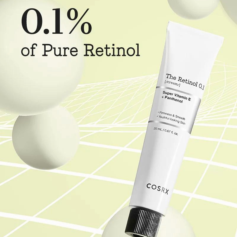 The Retinol 0.1 Cream (COSRX) - 20ml Crema antiedad con retinol al 0,1% 8