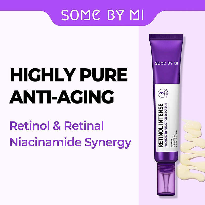 Retinol Intense Advanced Triple Action Eye Cream (Some By Mi) - 30ml Crema antiedad contorno de ojos con 0,1% retinol 2