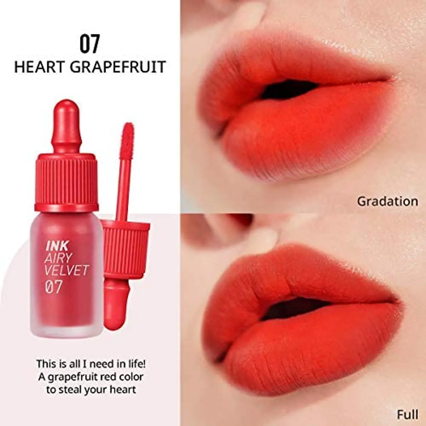 Tintes para labios Ink Velvet - Normal, Airy, Nude (Peripera) -8ml 23