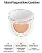 Mood Vegan Glow Cushion SPF50+ PA++++ (Peripera) Base ligera efecto iluminador - Miniatura 4