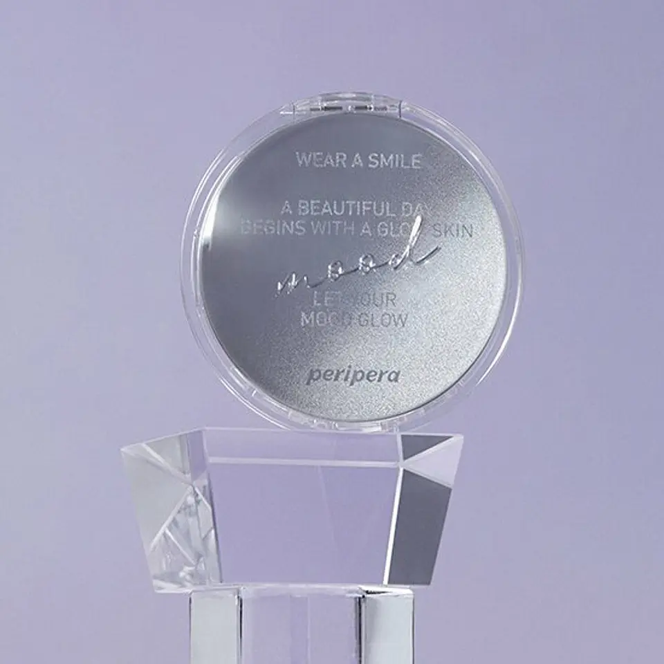 Mood Vegan Glow Cushion SPF50+ PA++++ (Peripera) Base ligera efecto iluminador 6