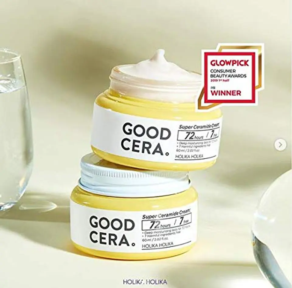 Good Cera Super Ceramide Cream  (Holika Holika) -60ml Crema hidratante pieles sensibles 8