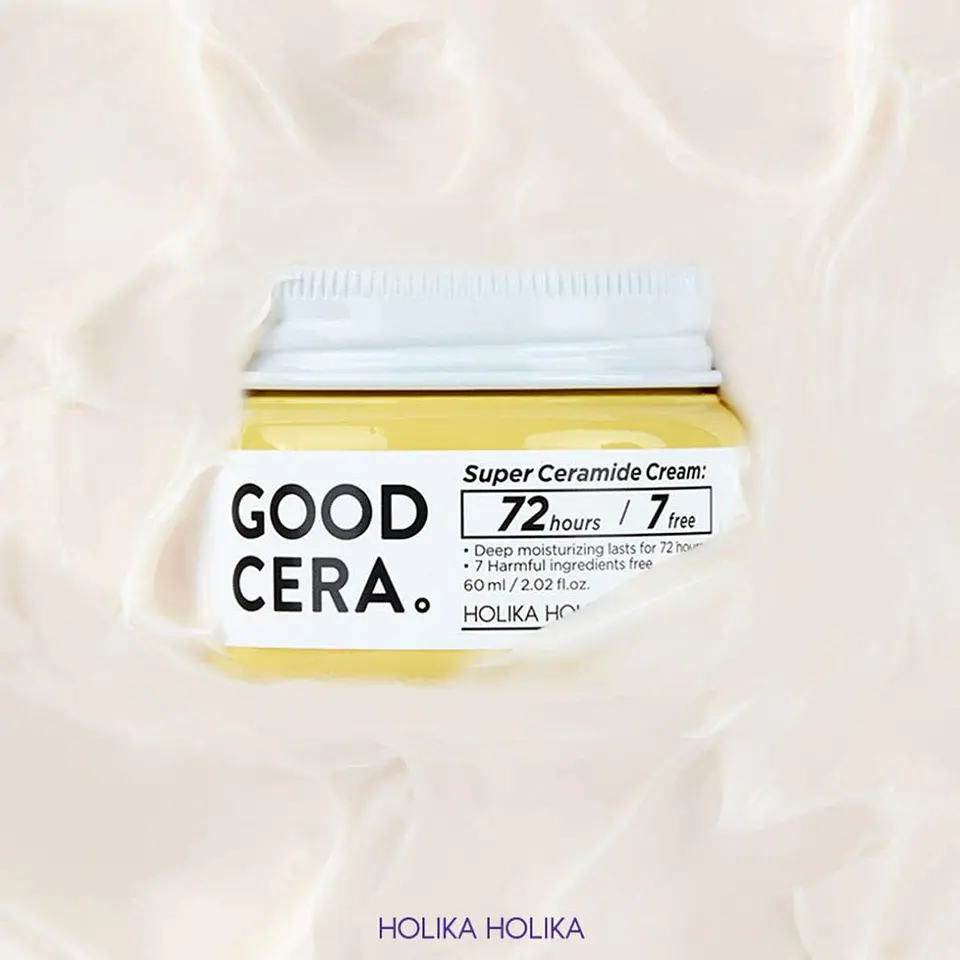 Good Cera Super Ceramide Cream  (Holika Holika) -60ml Crema hidratante pieles sensibles 9