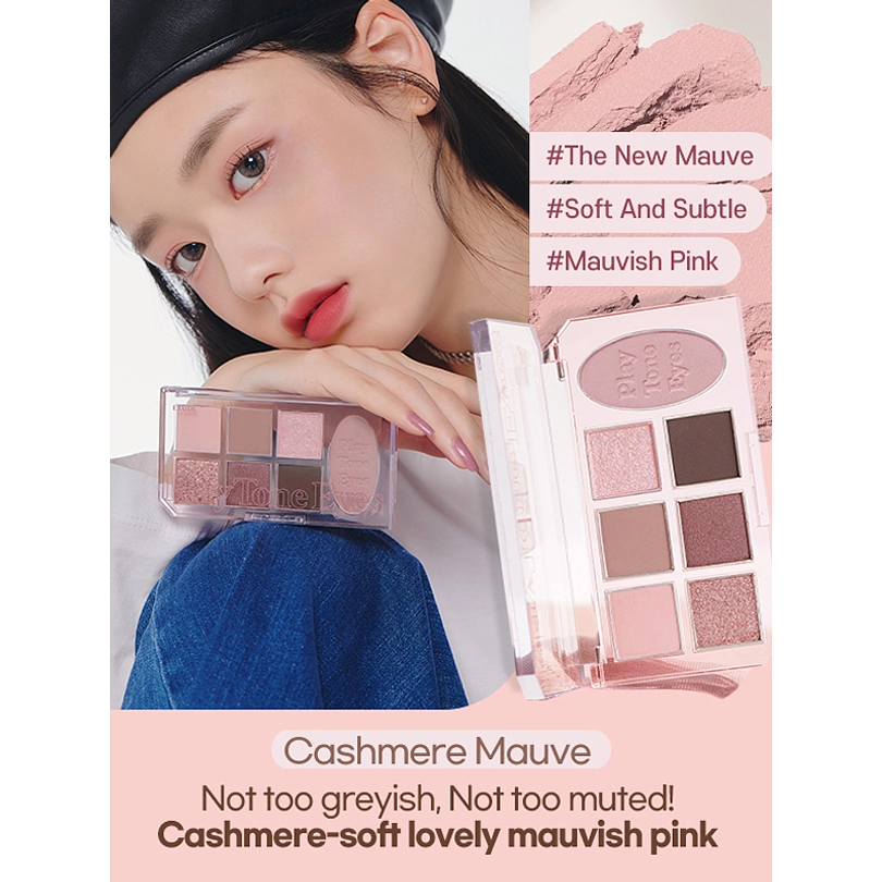 Play Tone Eyepalette #Cashmere Mauve (Etude House) - Paleta de sombras  1