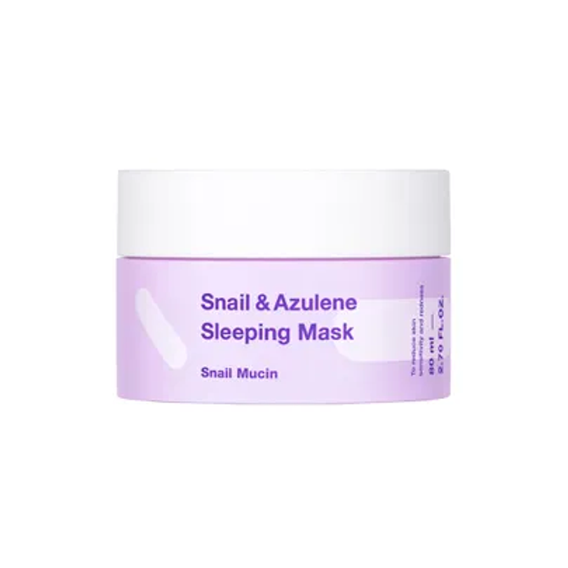 Snail & Azulene Sleeping Mask -80 ml (TIAM) Crema Noctura Calmante y regeneradora rosácea pieles sensibles 5