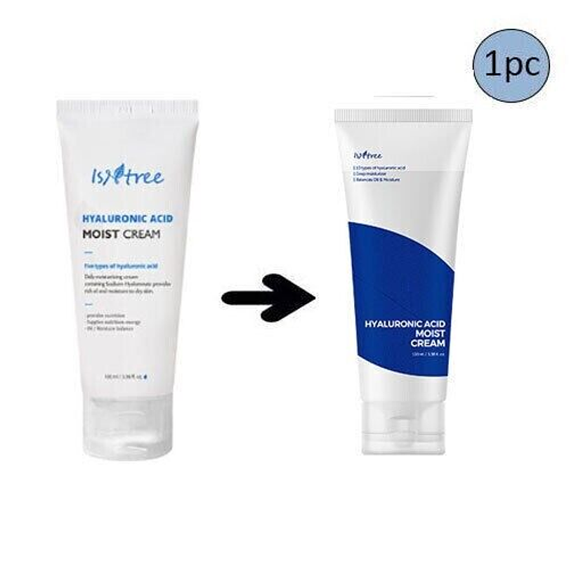 Hyaluronic Acid Moist Cream (Isntree) -100ml Crema hidratante con ácido hialurónico pieles secas y sensibles 1