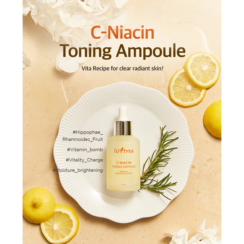 C-Niacin Toning Ampoule (Isntree) -50ml Serum aclarante vitamina C y Niacinamida 1