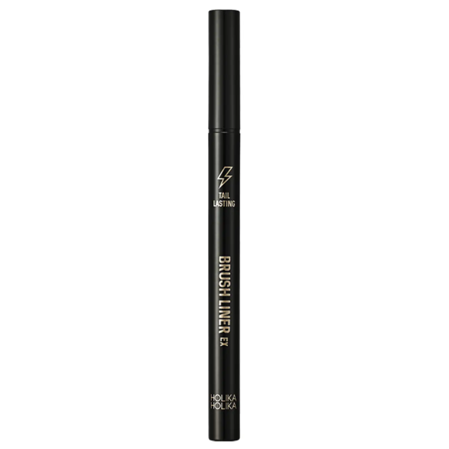 Tail Lasting Brush Liner EX 01 Real Black (Holika Holika)- Delineador líquido tipo plumón a prueba de agua 7