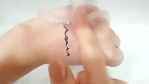 Tail Lasting Brush Liner EX 01 Real Black (Holika Holika)- Delineador líquido tipo plumón a prueba de agua