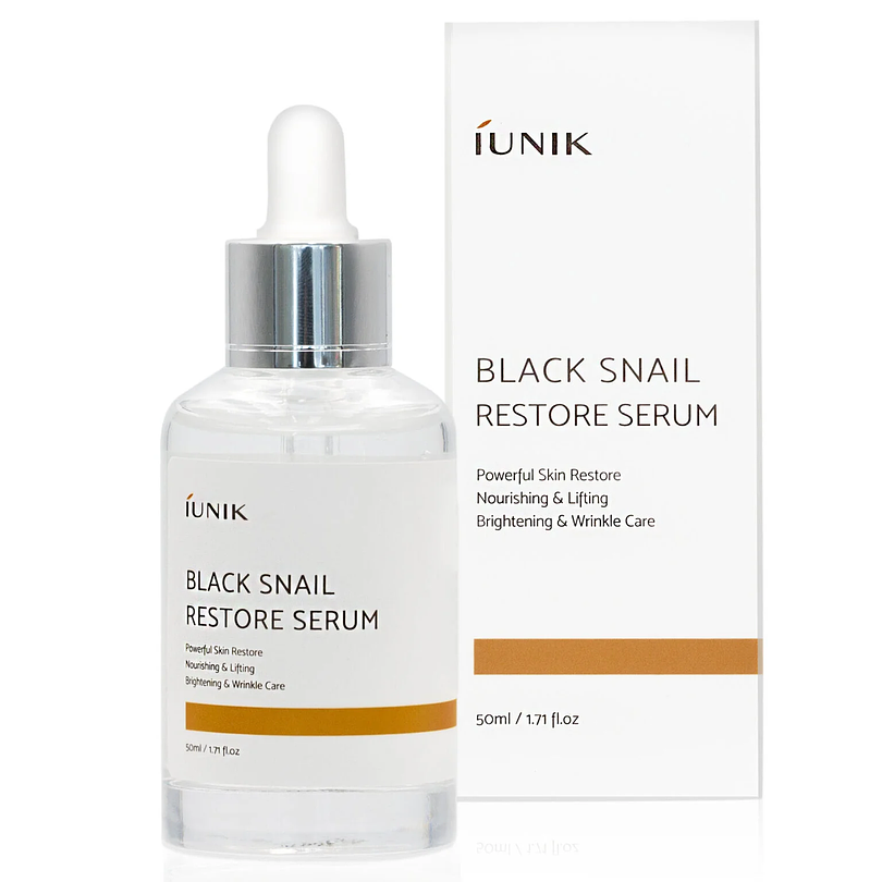 Black Snail Restore Serum (IUNIK) - 50ml Serum 70% Baba de caracol  3