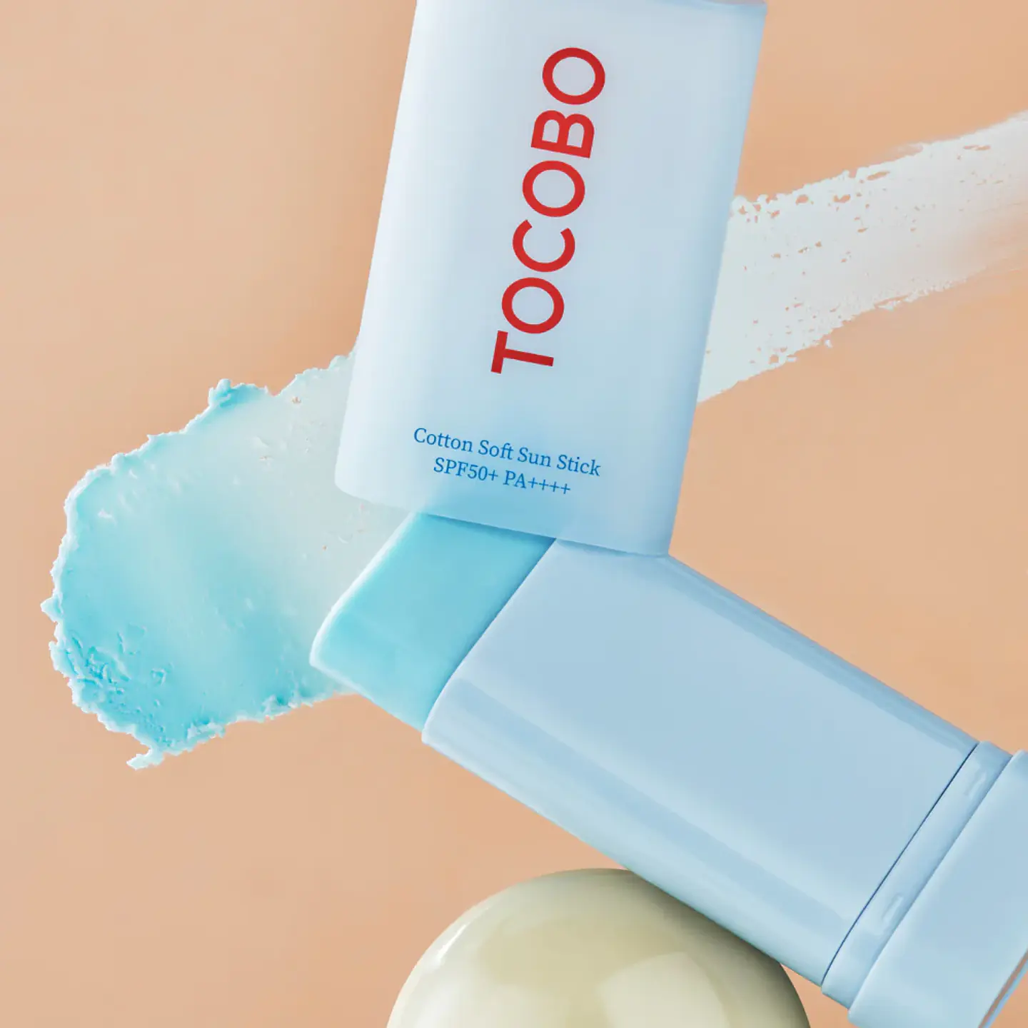Cotton Soft Sun Stick SPF50+ PA++++ (Tocobo)  - 19 gr Protector solar en barra suave 3