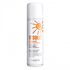 O'Sole No water UV Silky Sun Spray -100ml (Societte) Protector solar en aerosol no pegajoso