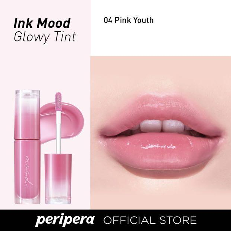Ink Mood Glowy Tint (Peripera) - 4ml Tintes de labios con brillo 3
