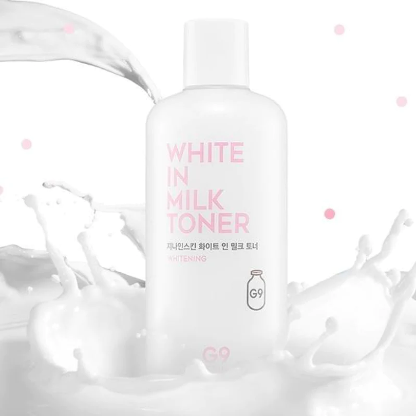 White in Milk Toner 300 ml (G9 Skin) - 300ml Tónico aclarante con proteínas de leche 9