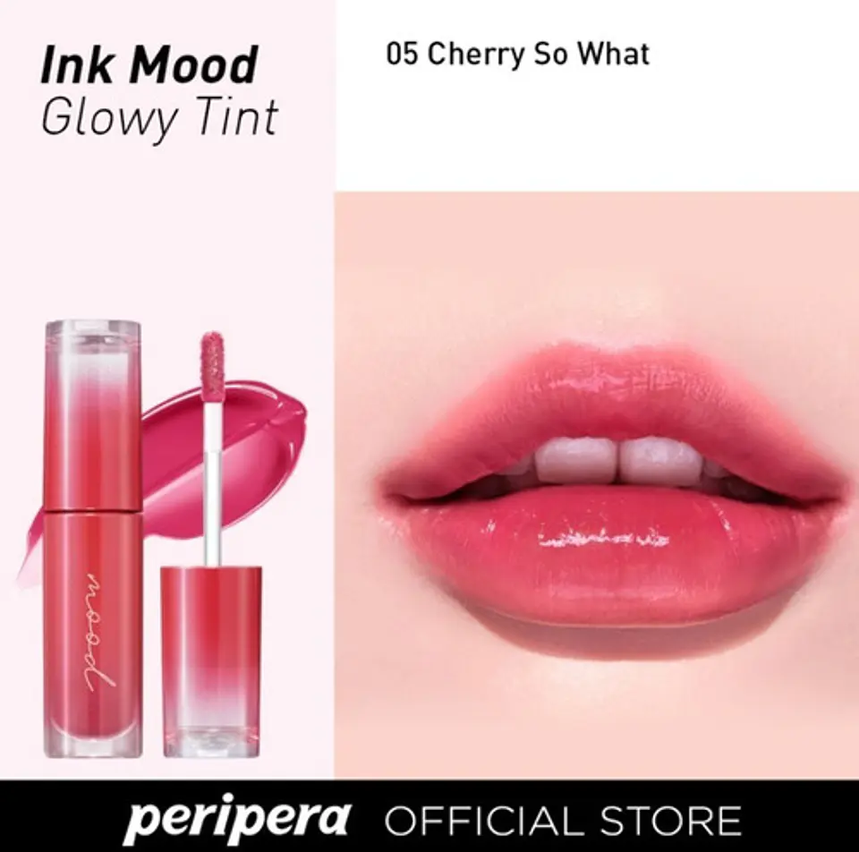 Ink Mood Glowy Tint (Peripera) - 4ml Tintes de labios con brillo 6