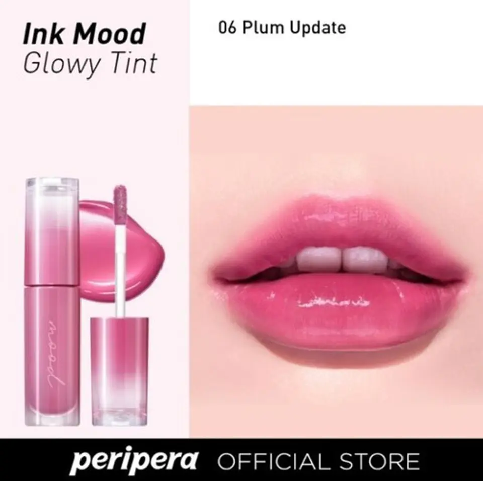 Ink Mood Glowy Tint (Peripera) - 4ml Tintes de labios con brillo 7