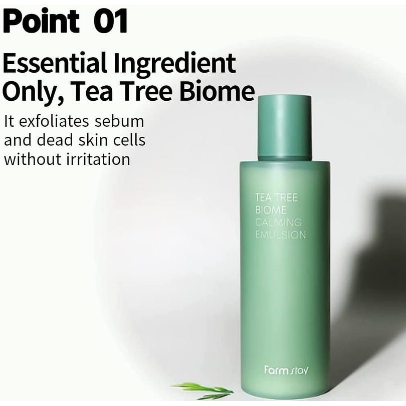 Tea Tree Biome Calming Toner (Farm Stay) - 200ml Tónico calmante pieles grasas y sensibles 9