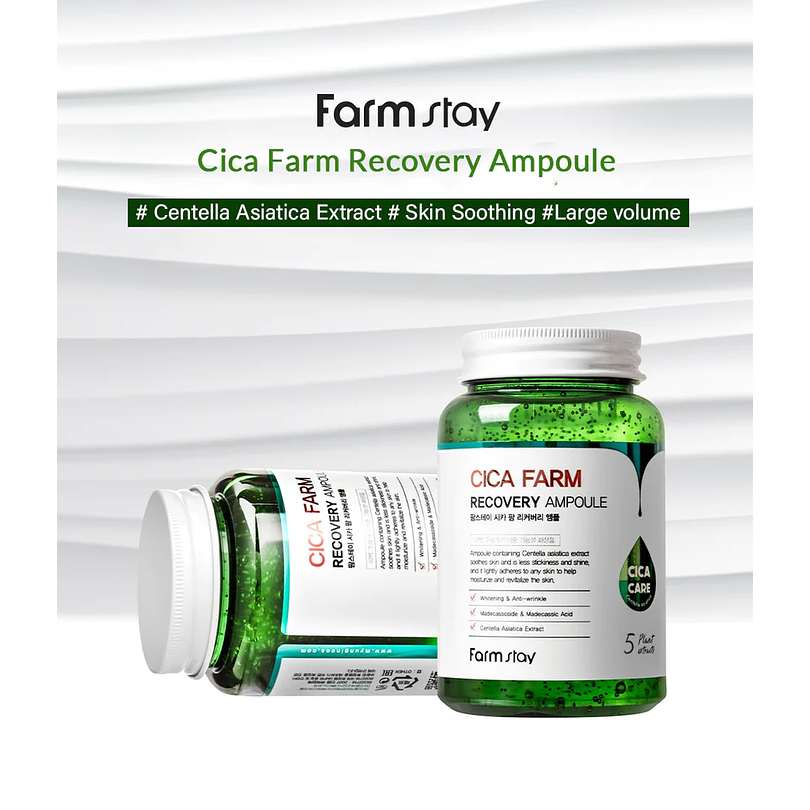Cica Farm Recovery Ampoule (Farm Stay) -250ml Serum centella asiática 7