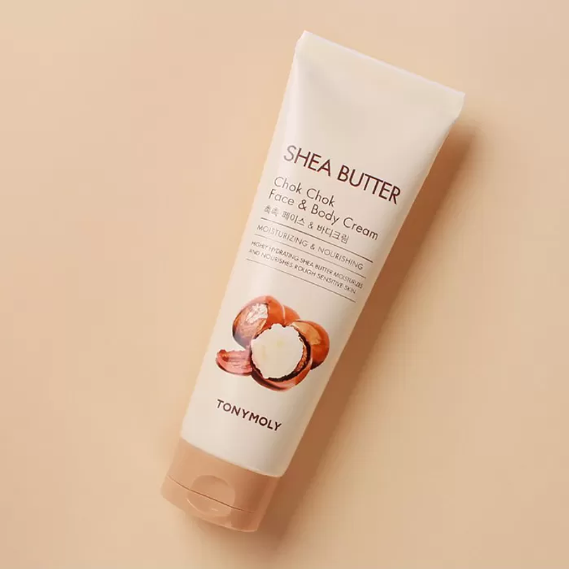 Shea Butter Chok Chok Face & Body Cream 250ml (TonyMoly) - Crema hidratante rostro y cuerpo Tonymoly coreana  1