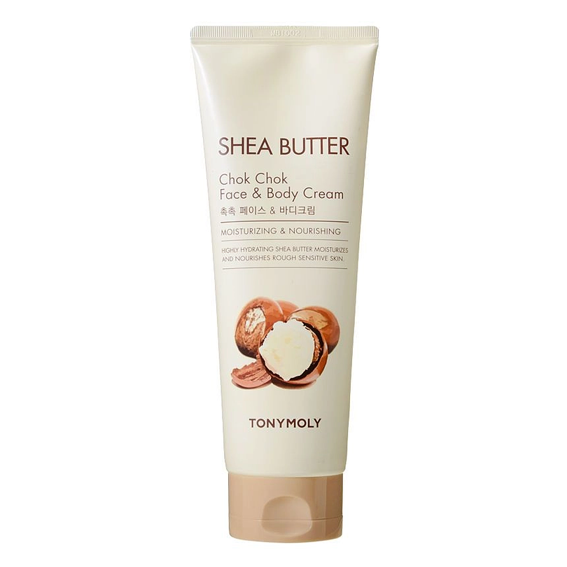 Shea Butter Chok Chok Face & Body Cream 250ml (TonyMoly) - Crema hidratante rostro y cuerpo Tonymoly coreana  7