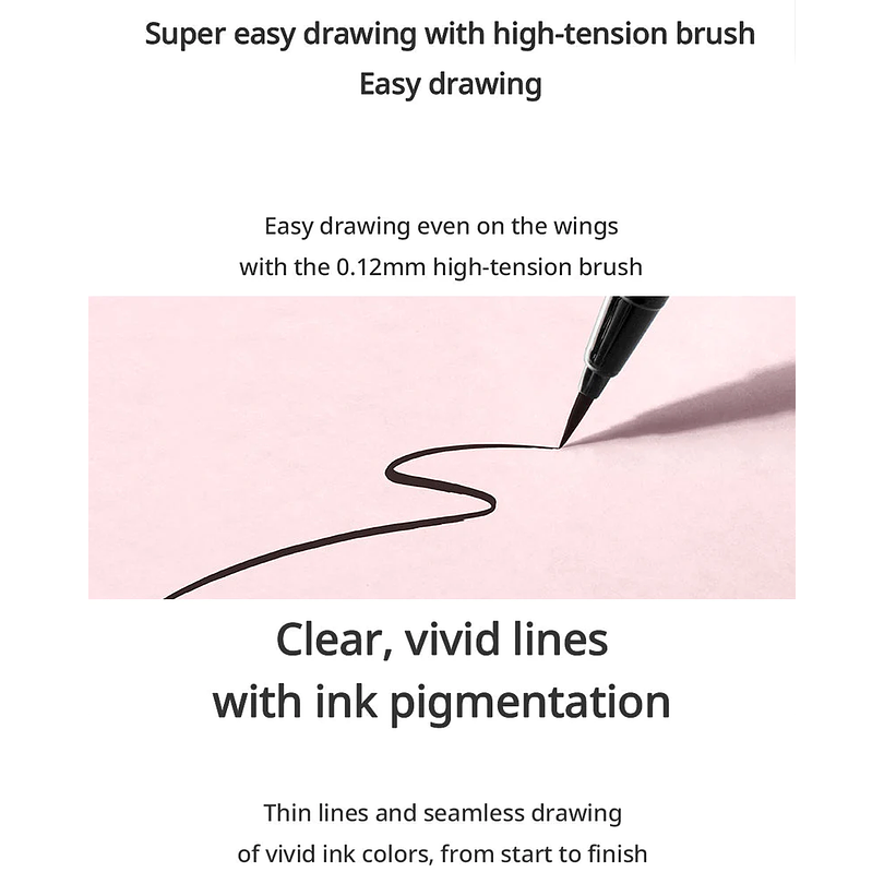 Ink Thin Thin Brush Liner Black (Peripera) - Delineador líquido negro 2
