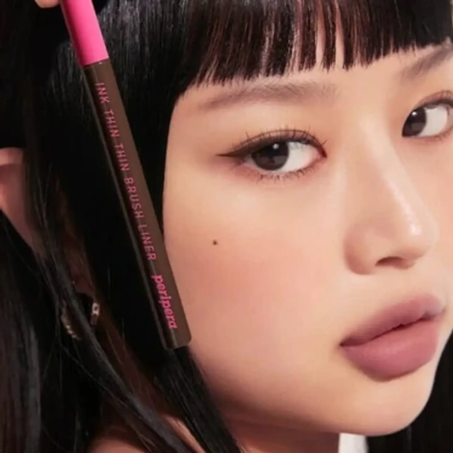 Ink Thin Thin Brush Liner Black (Peripera) - Delineador líquido negro 3