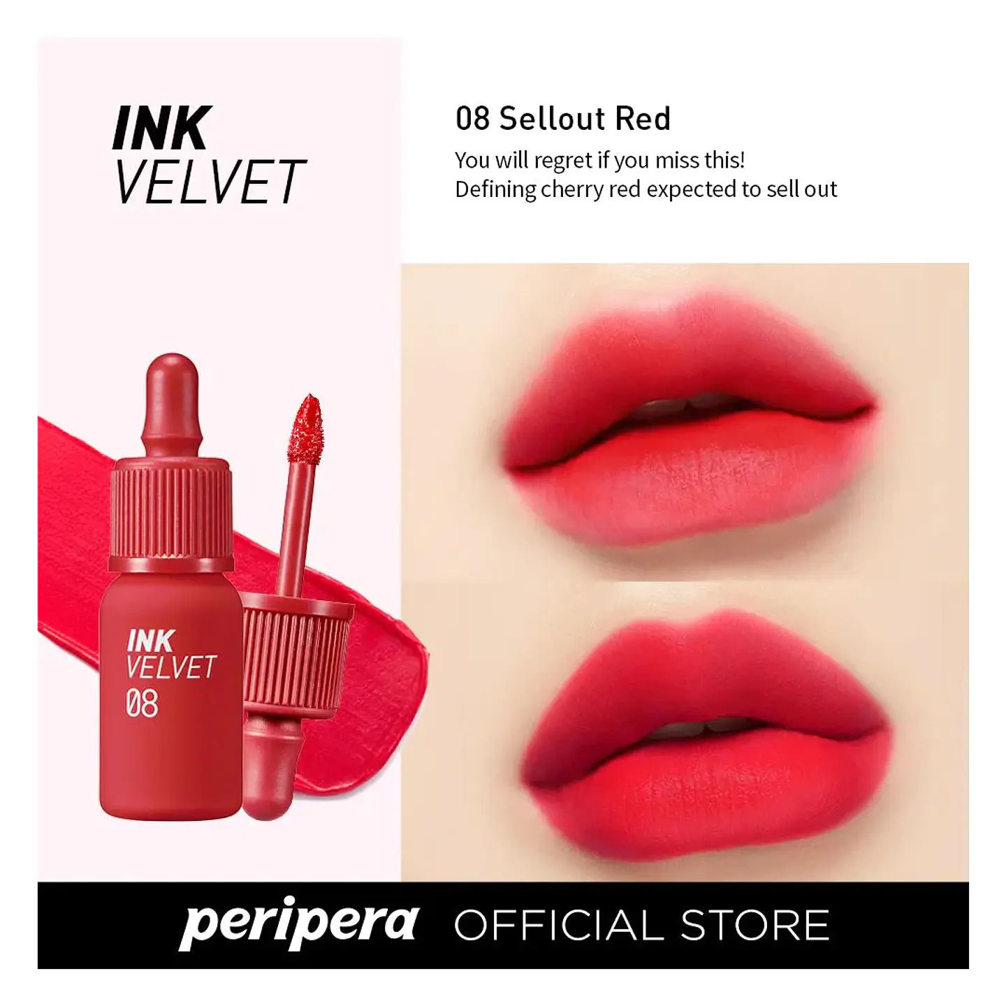 Tintes para labios Ink Velvet - Normal, Airy, Nude (Peripera) -8ml 31