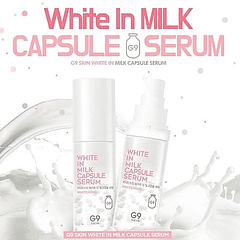 White in Milk Capsule Serum (G9 Skin) - 30ml Serum aclarante con proteínas de leche