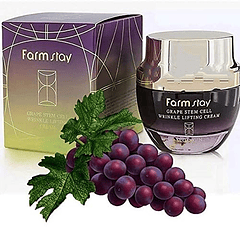 Grape Stem Cell Wrinkle Lifting Cream (Farm Stay) - 50ml Crema antiedad con células madre de uva