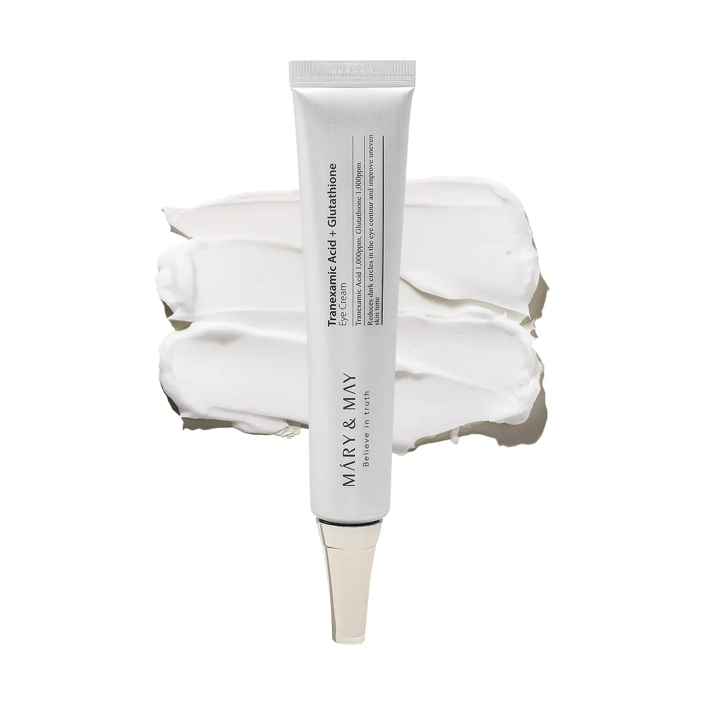 Tranexamic Acid + Glutathione Eye Cream (Mary & May) -30ml Crema aclarante ojeras contorno ojos 5