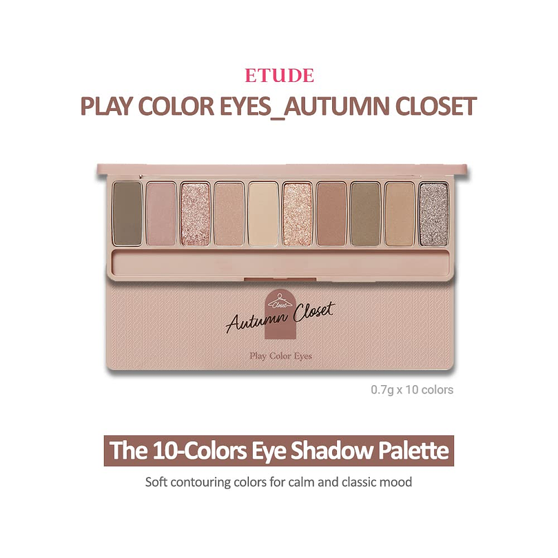 Paleta de Ojos Play Color Eyes Autumn Closet (Etude House) - Paleta de sombras  1