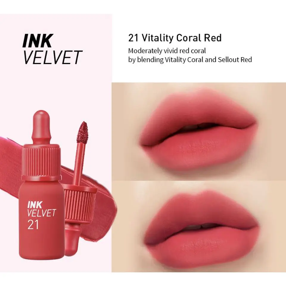 Tintes para labios Ink Velvet - Normal, Airy, Nude (Peripera) -8ml 35