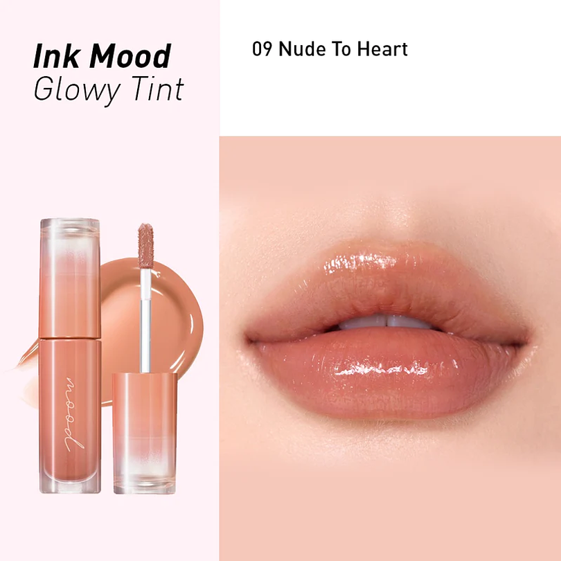 Ink Mood Glowy Tint (Peripera) - 4ml Tintes de labios con brillo 11