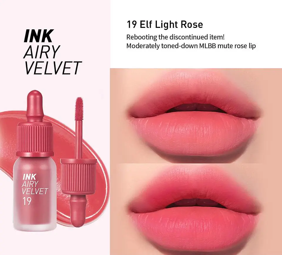 Tintes para labios Ink Velvet - Normal, Airy, Nude (Peripera) -8ml 36
