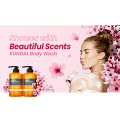 Body Wash Cherry Blossom (Kundal) -500ml Gel de ducha corporal 42% aloe vera