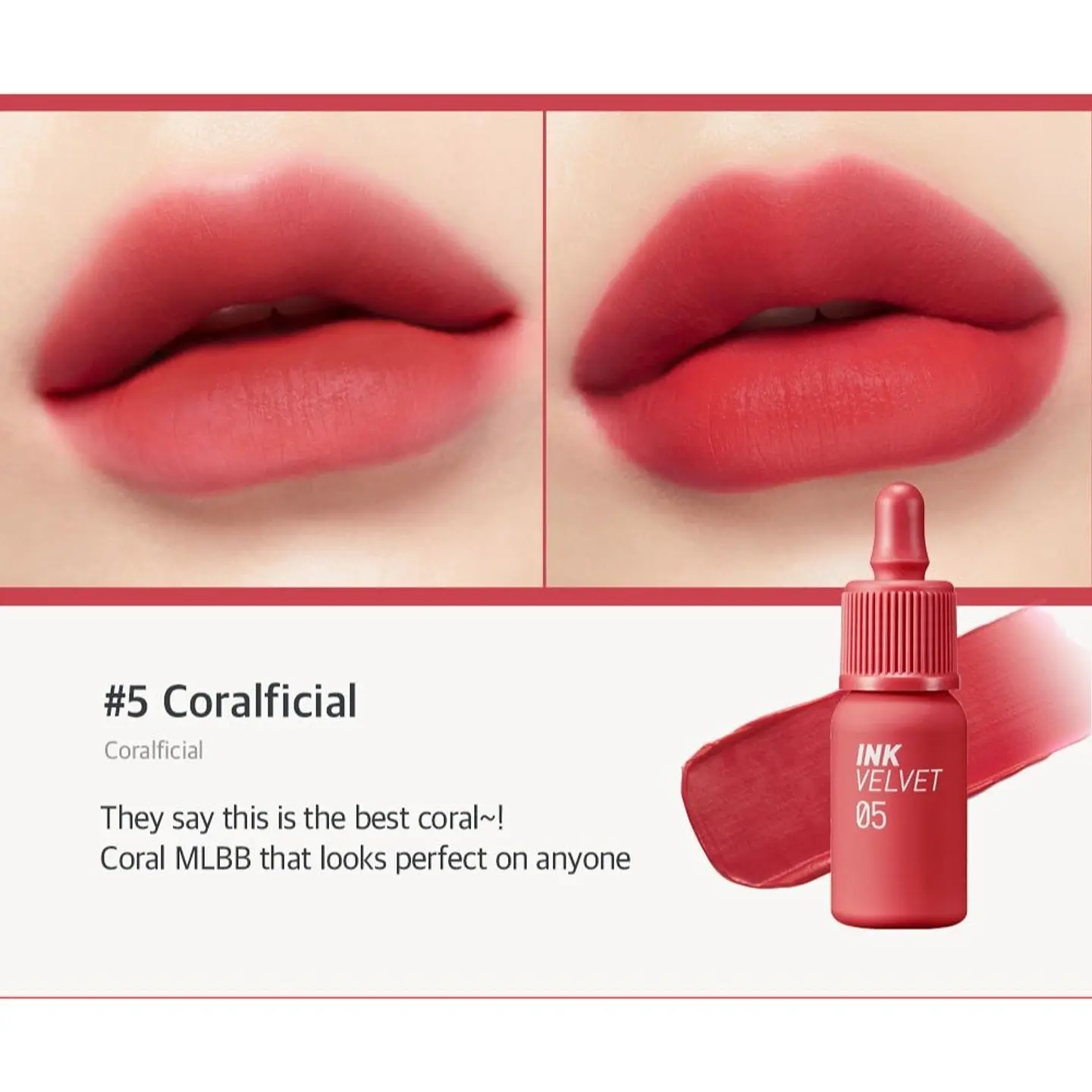 Tintes para labios Ink Velvet - Normal, Airy, Nude (Peripera) -8ml 40