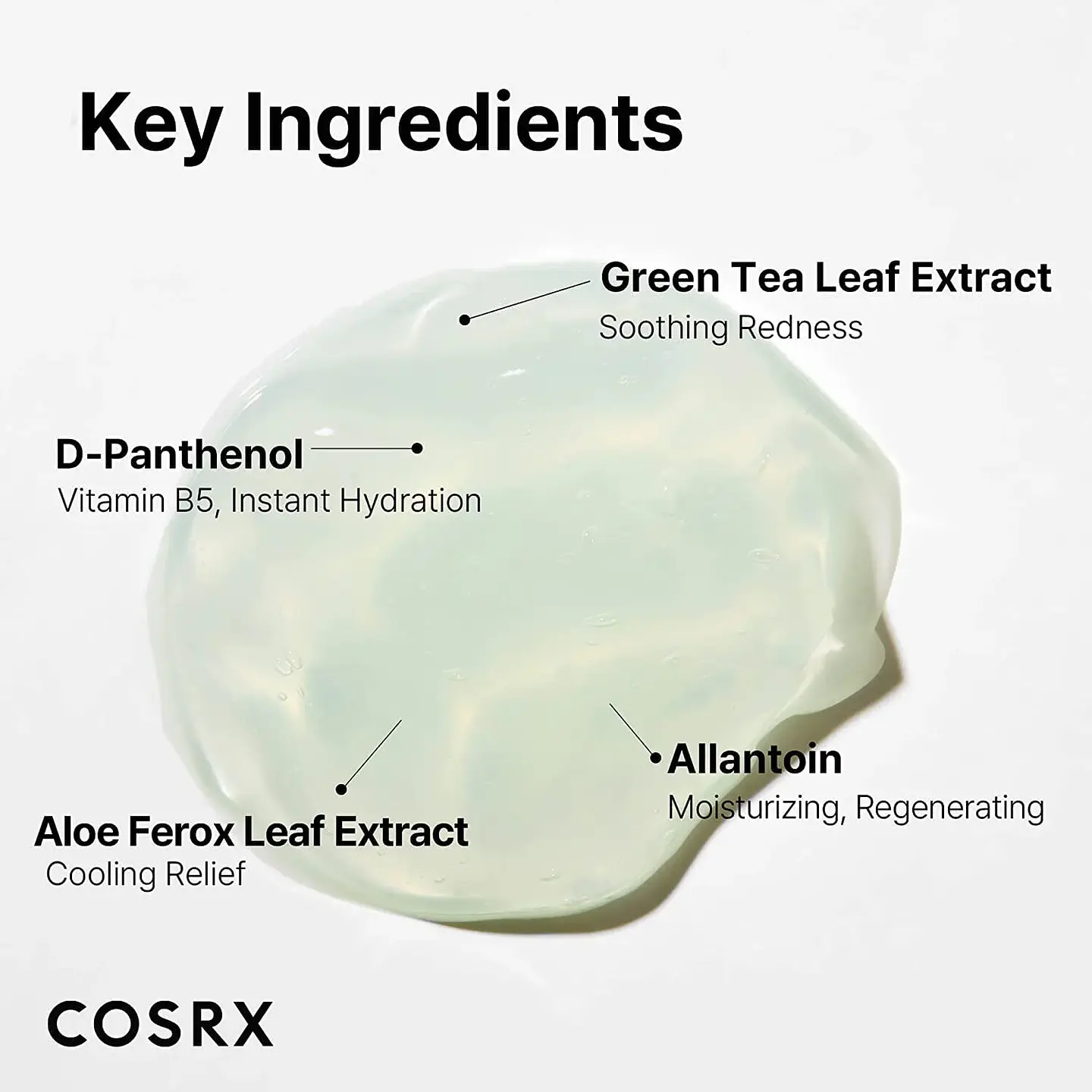 Green Tea Aqua Soothing Gel Cream (COSRX) -50ml Crema hidratante ligera pieles mixtas/ grasas té verde 7