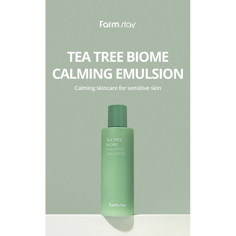 Tea Tree Biome Calming Emulsion (Farm Stay) - 200ml  Loción calmante pieles grasas y sensibles 9