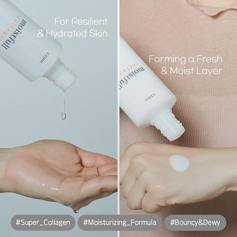 Moistfull Collagen Skin Care Set (Etude House) - Tónico 200 ml + Emulsión 130 ml + Tónico 25ml + Emulsión 25ml + Crema 10ml- COPIAR 7