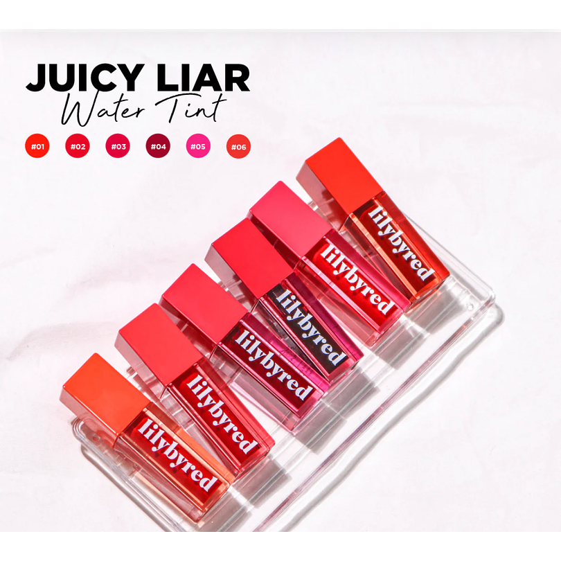  Juicy Liar Water Tint (Lily By Red)- Tintes de labios acabado jugoso 2